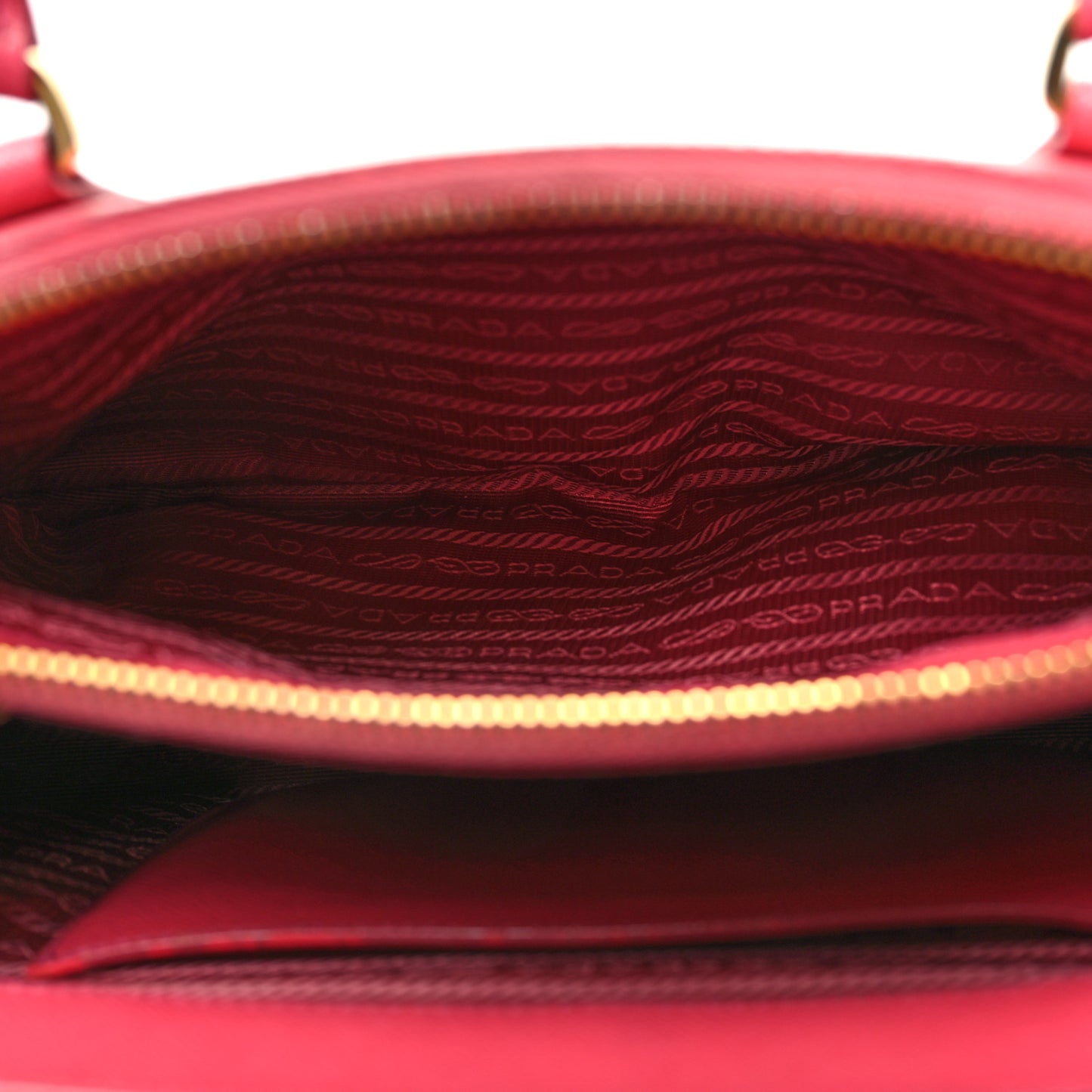 Saffiano Medium Galleria Double Zip Tote Fuxia