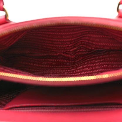 Prada Saffiano Medium Galleria Double Zip Tote Fuxia 7 of 19