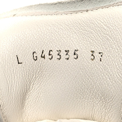 Chanel Suede Kidskin Quilted Sneakers 37 Dark Beige 6 of 10