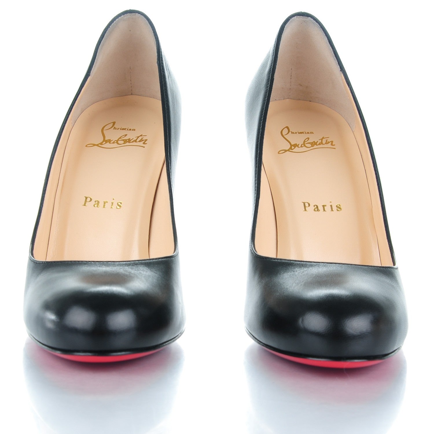 Christian Louboutin Kid New Simple 100 Pumps 37 Black 2 of 8