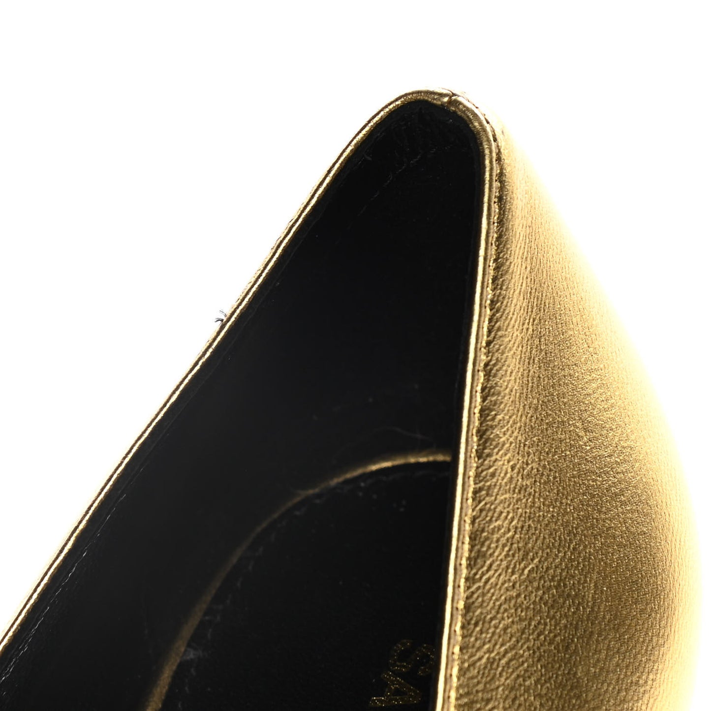 Calfskin Opyum 100 Pumps 39 Gold