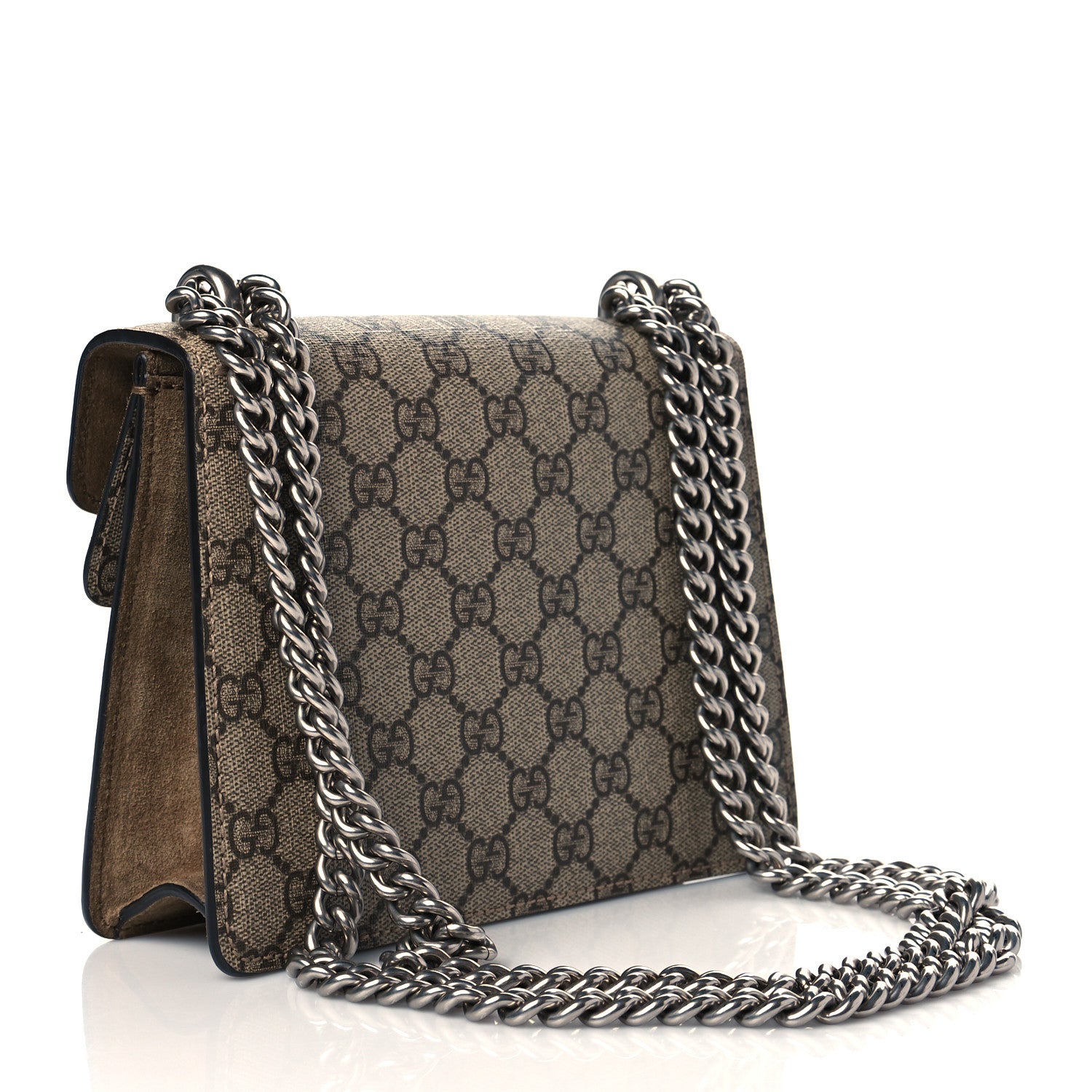 Gucci GG Supreme Monogram Mini Dionysus Shoulder Bag Taupe 3 of 11