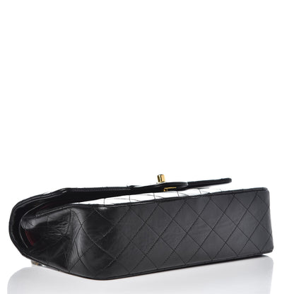 Chanel Lambskin Quilted Medium Double Flap Black 4 of 13