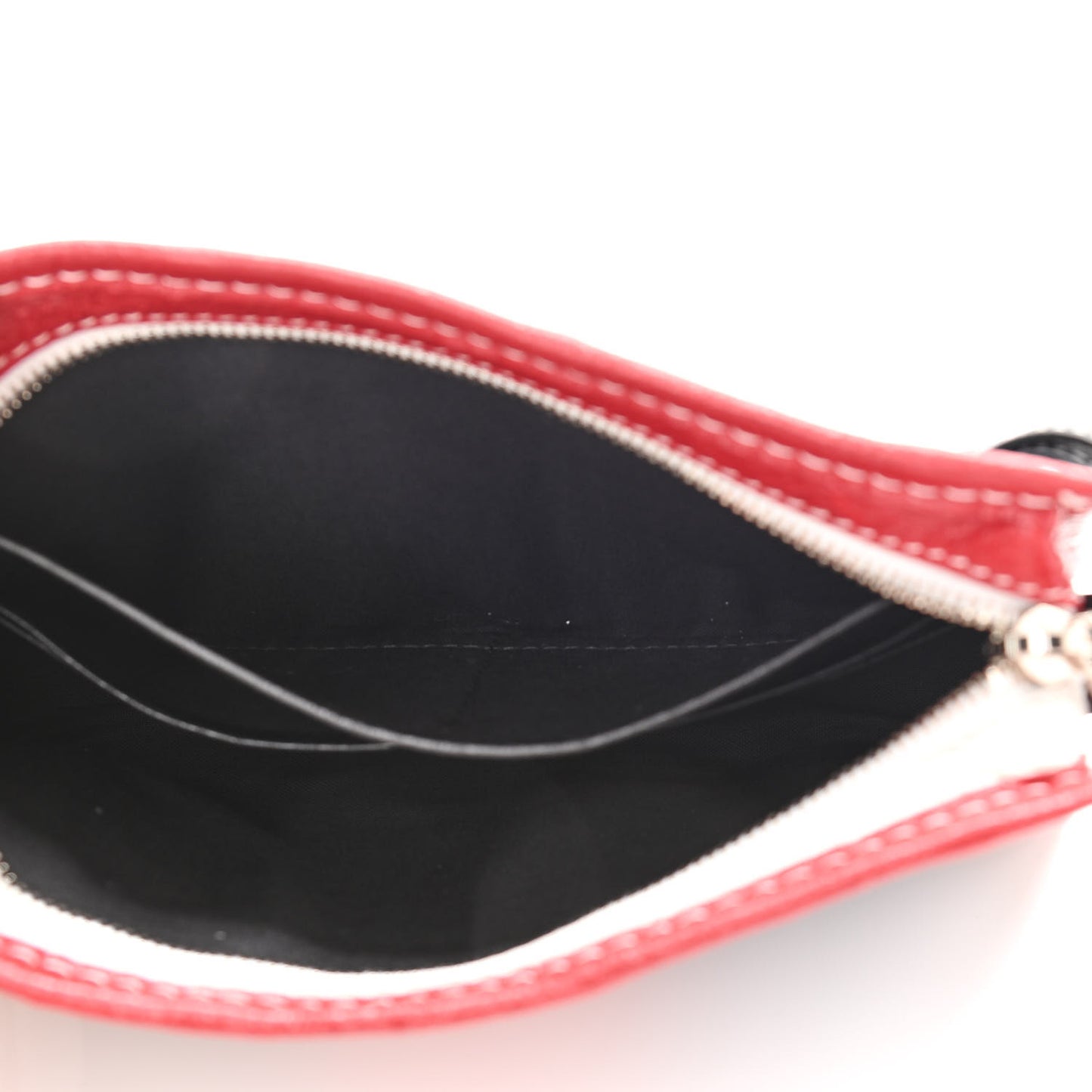 Agneau Arena Multicolore Bazar Strap Clutch Grey White Black Red Blue