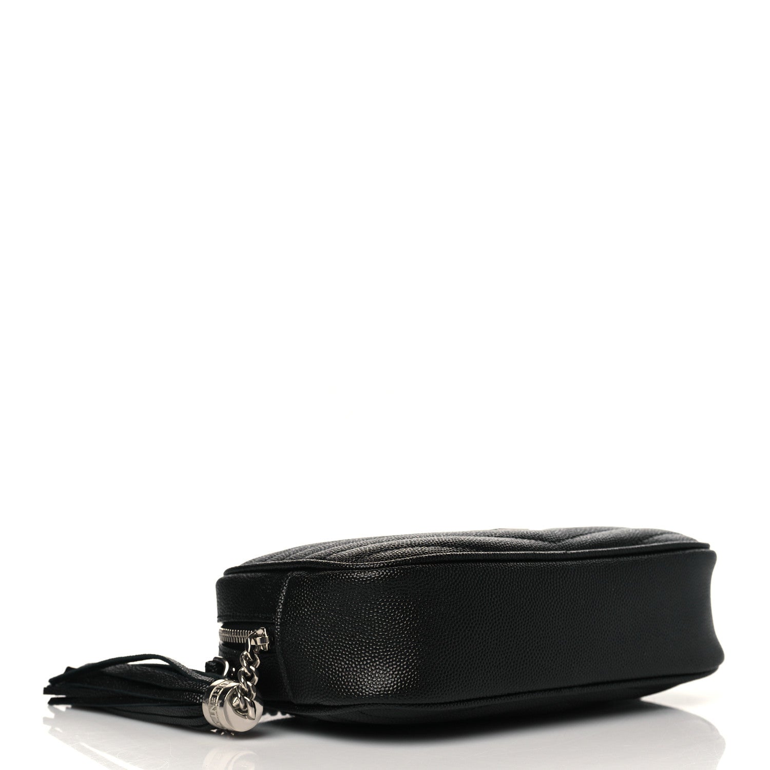 Saint Laurent Grain De Poudre Matelasse Monogram Mini Lou Camera Bag Black 4 of 11