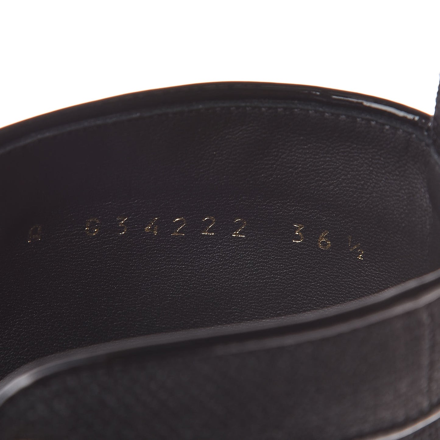 Fabric Lambskin Lace Up Cap Toe Sneakers 36.5 Black