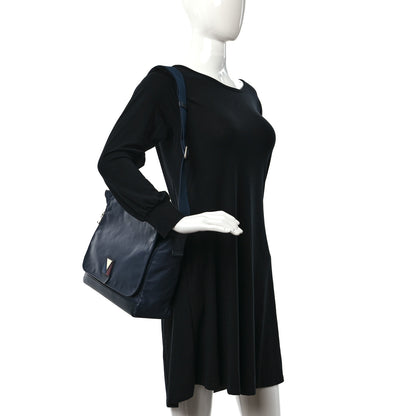 Louis Vuitton Calfskin Cross V Messenger Navy 2 of 9