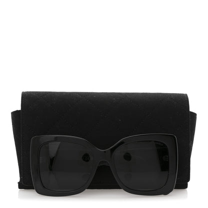 Chanel Square Polarized CC 5494-A Sunglasses Black 9 of 9