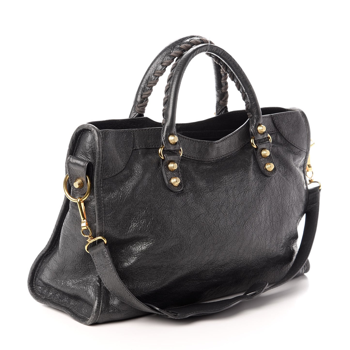 Agneau Giant 12 Gold Hardware City Gris Fossile