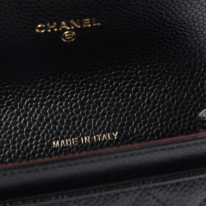 Chanel Caviar Quilted Flap Card Holder Black 6 of 9