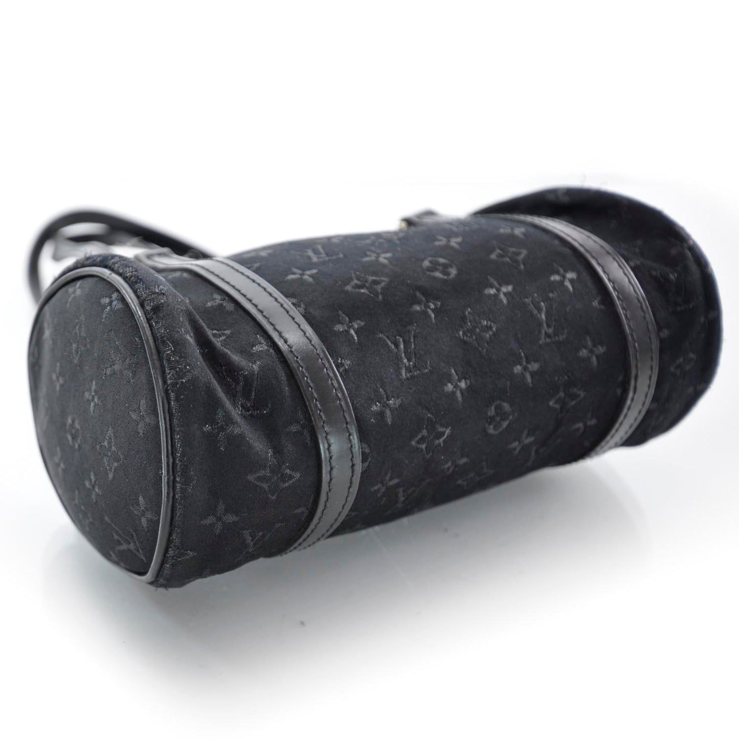 Satin Monogram Mini Papillon Black
