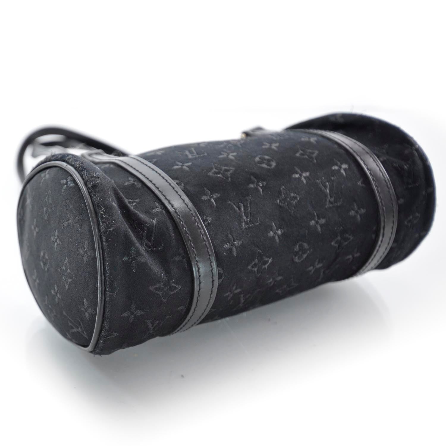 Louis Vuitton Satin Monogram Mini Papillon Black 4 of 7