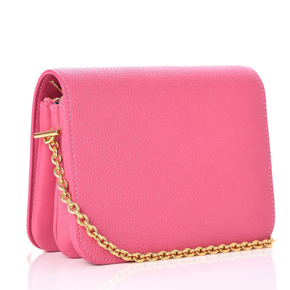 Mulberry Small Classic Grain Calfskin Clifton Flap Candy 3 of 7