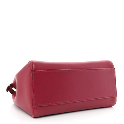 Fendi Nappa Monster Eyes Mini Peekaboo Iconic Satchel Amarena Fiamma 4 of 13