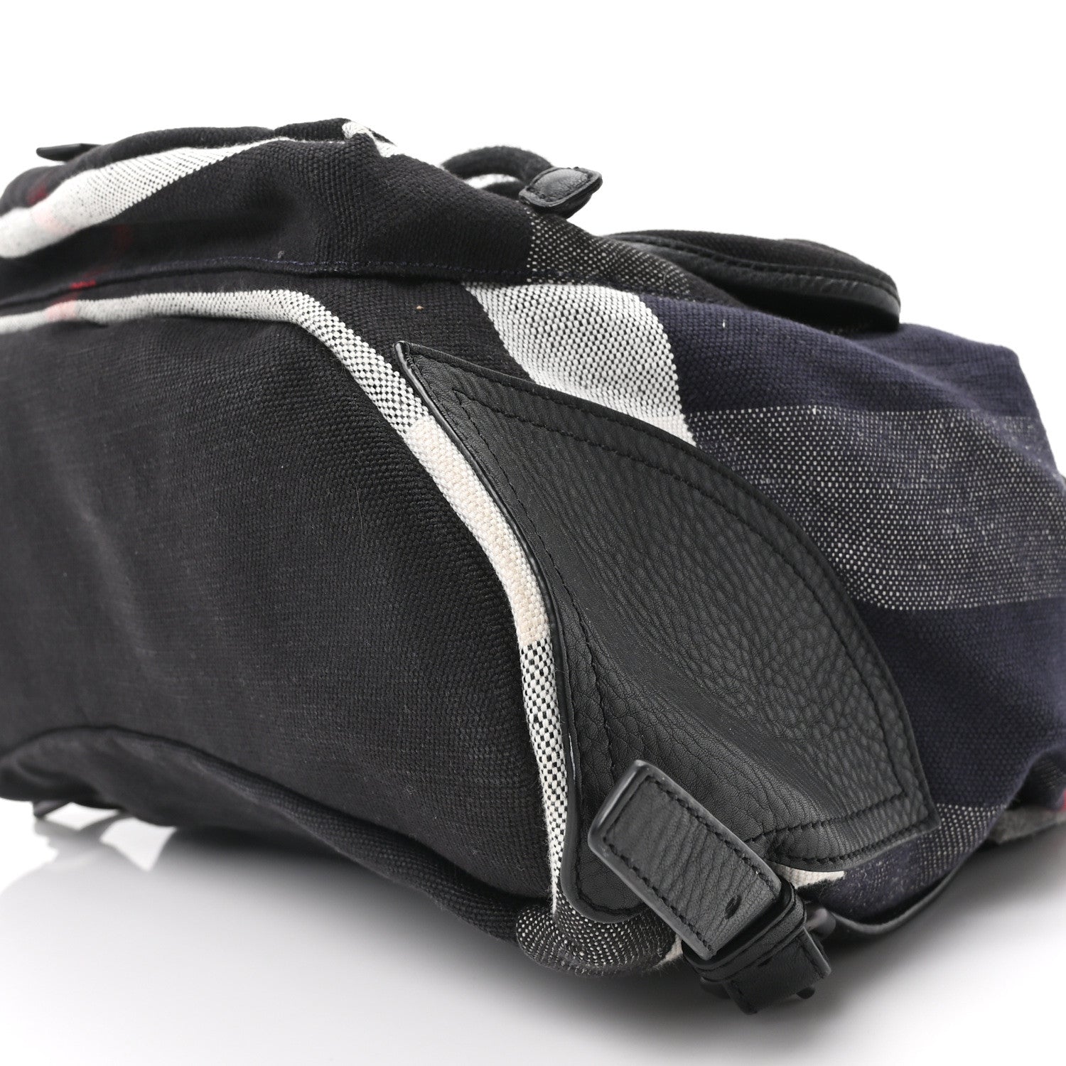 Burberry Canvas Mega Check Korbin Backpack Black 10 of 10