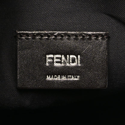 Fendi Glazed Fabric Vitello Liberty FF 1974 Diagonal Camera Case Navy 6 of 10