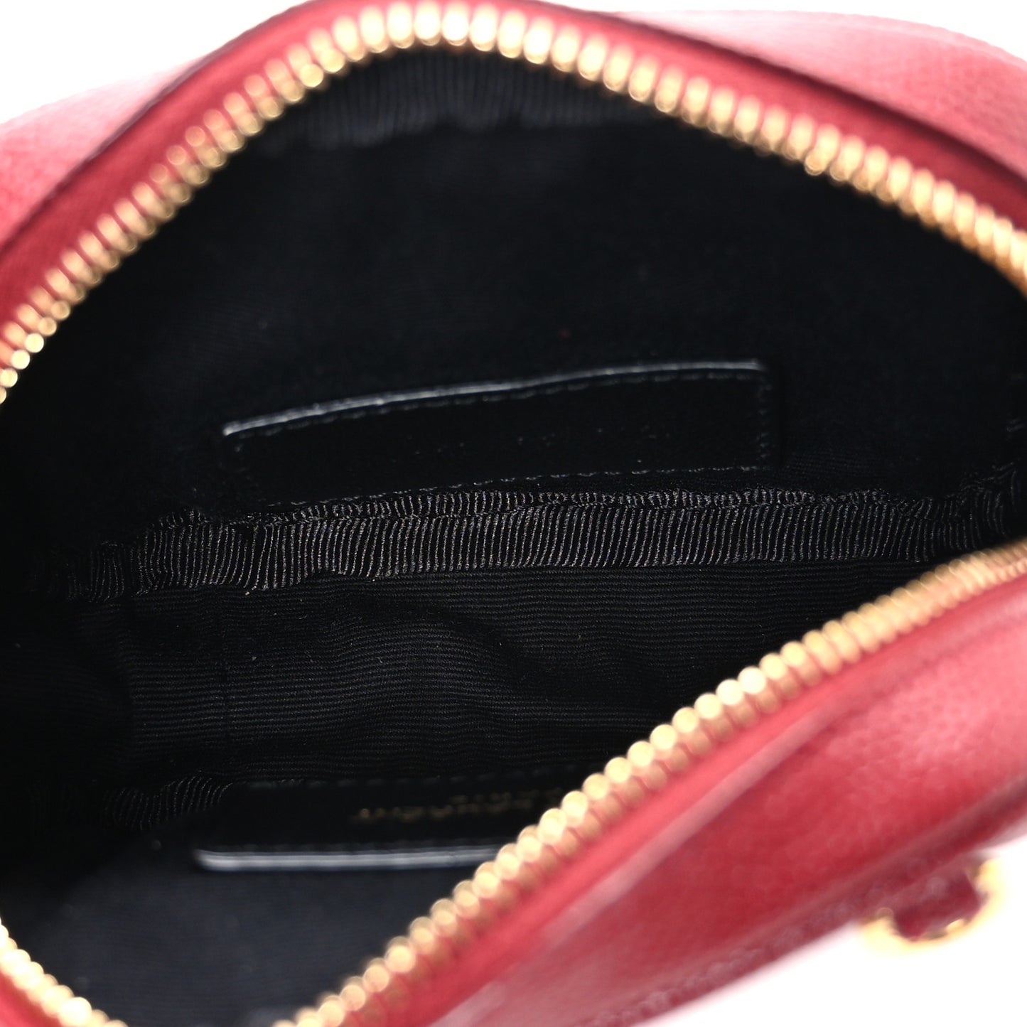 Grain De Poudre Matelasse Monogram Baby Lou Camera Bag Opyum Red