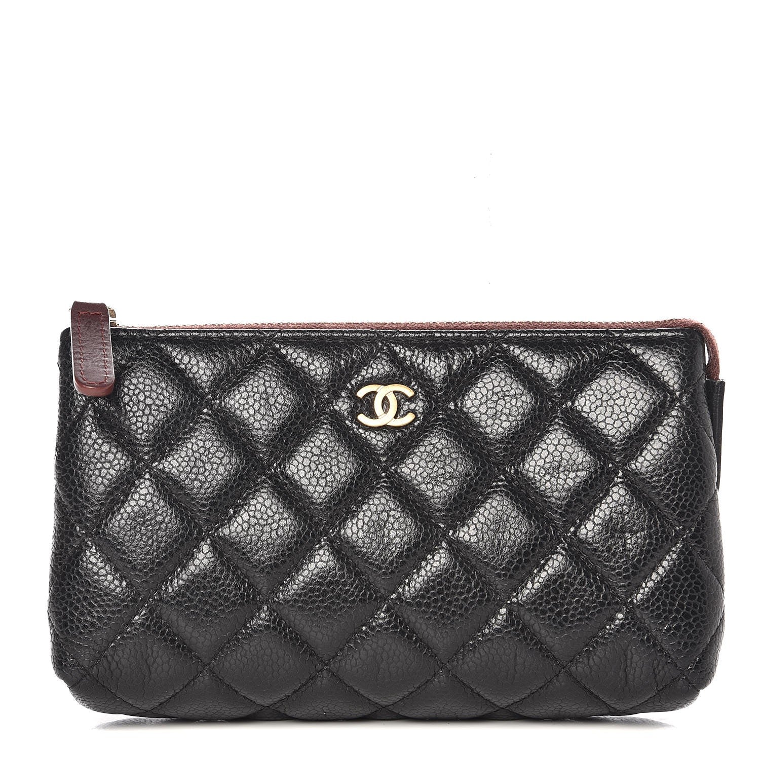 Chanel Caviar Quilted Cosmetic Case Black 1 of 21