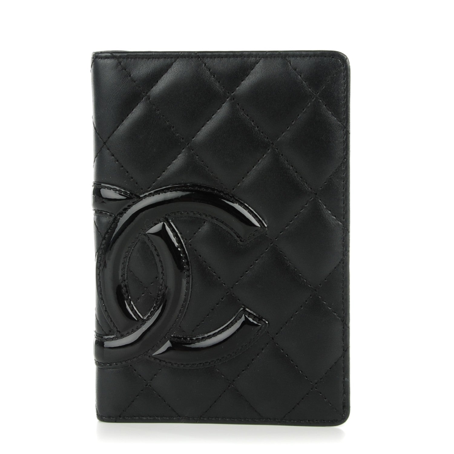 Chanel Calfskin Quilted Small Cambon Agenda Planner Black 1 of 8