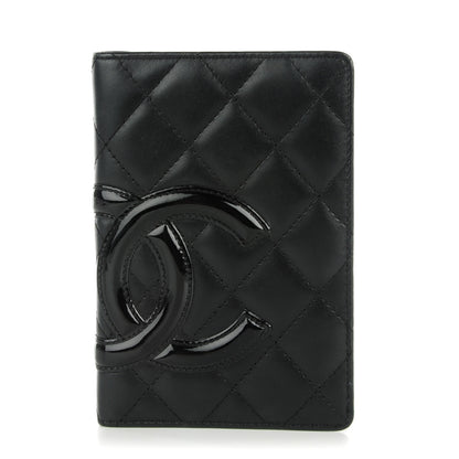 Chanel Calfskin Quilted Small Cambon Agenda Planner Black 1 of 8
