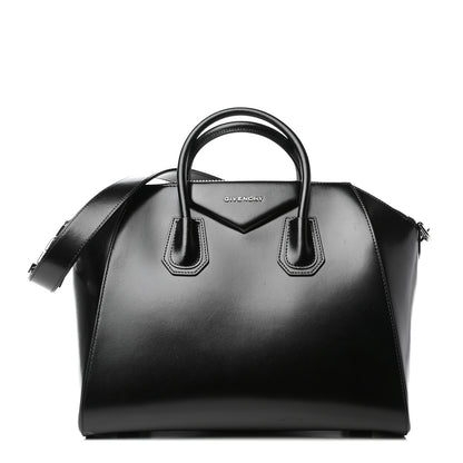 Givenchy Shiny Lord Calfskin Medium Antigona Black 1 of 9
