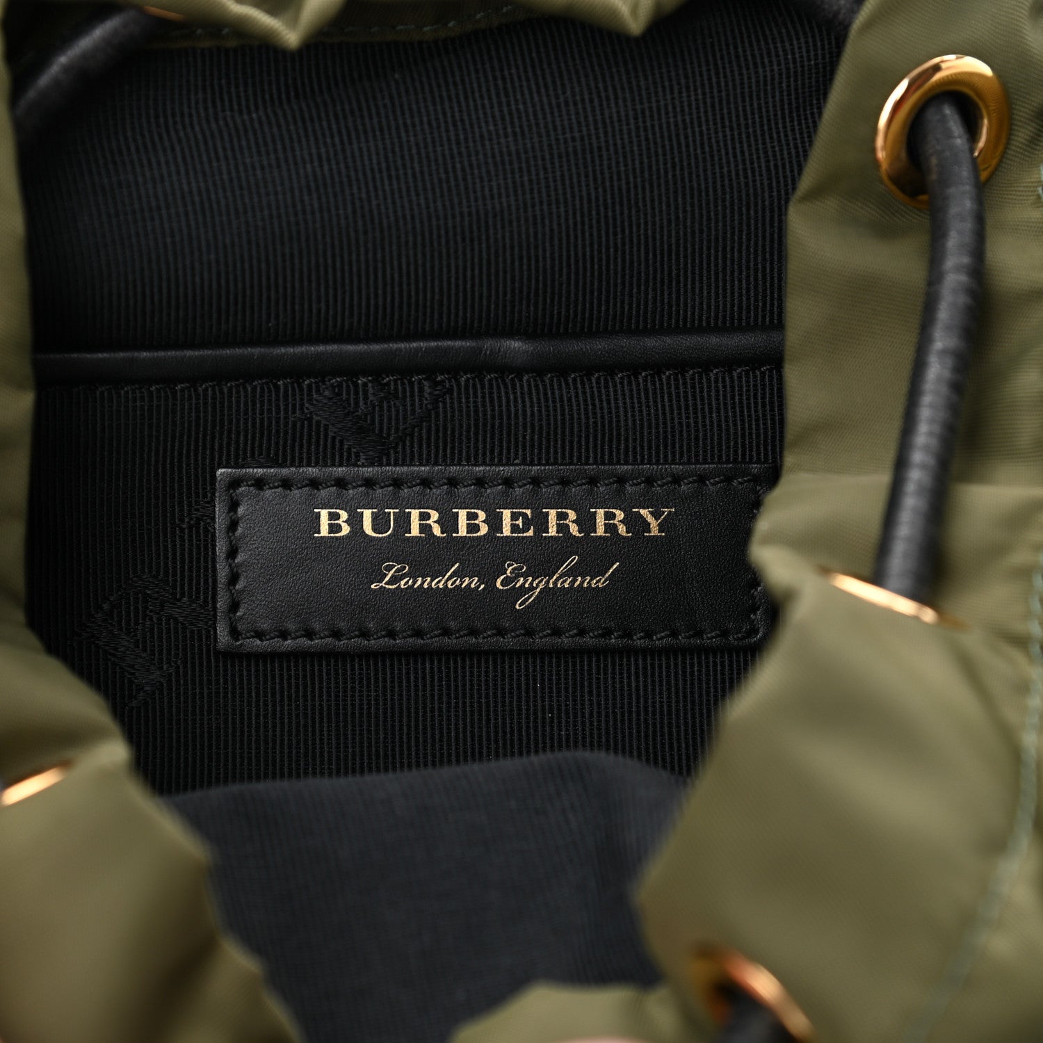 Burberry Nylon Small Crossbody Rucksack Backpack Canvas Green 6 of 14