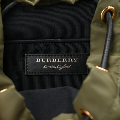 Burberry Nylon Small Crossbody Rucksack Backpack Canvas Green 6 of 14