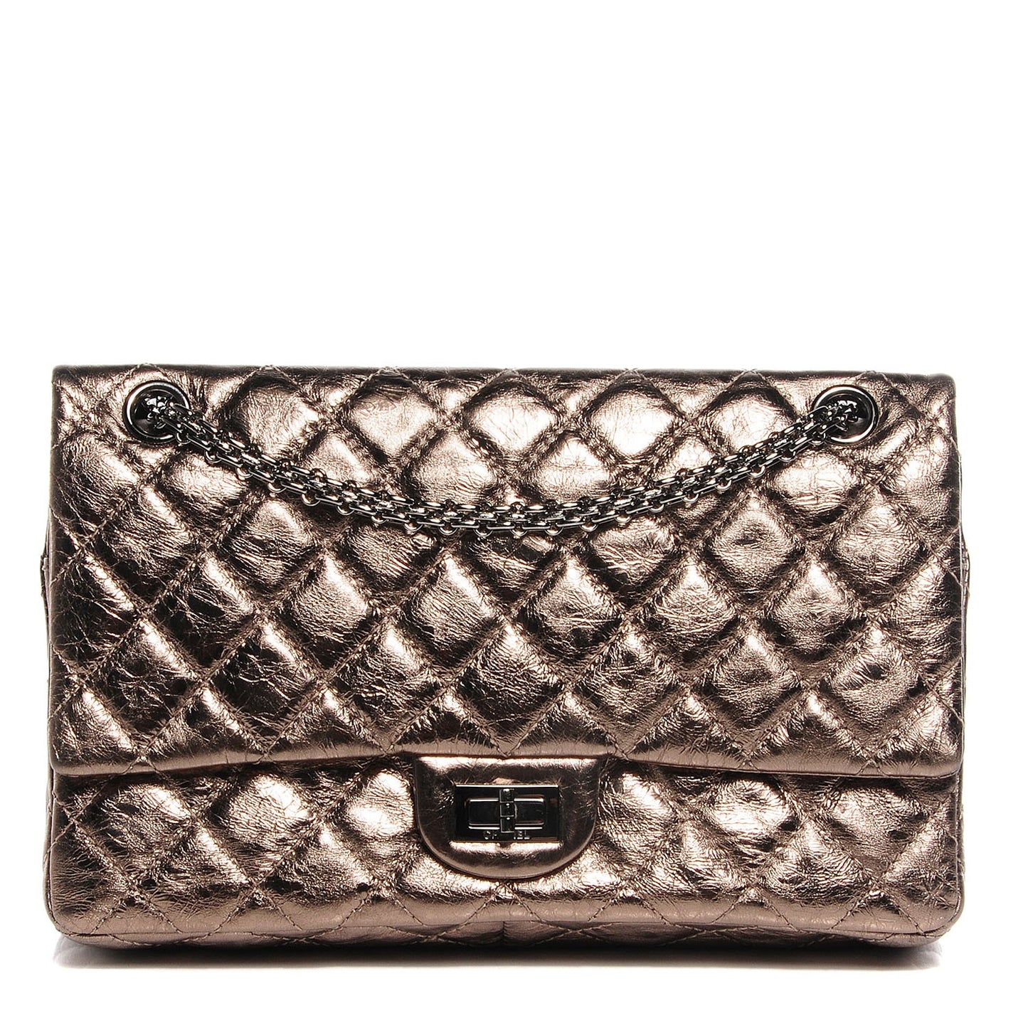 Metallic Aged Calfskin 2.55 Reissue 226 Flap Gold