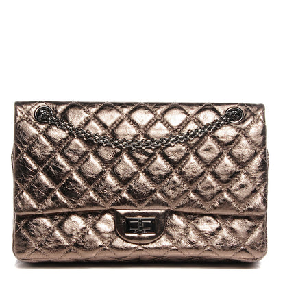 Chanel Metallic Aged Calfskin 2.55 Reissue 226 Flap Gold 1 of 8