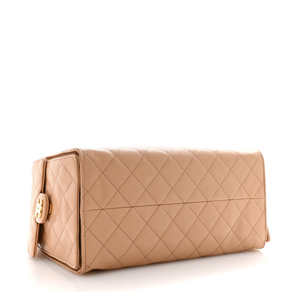 Chanel Caviar Quilted Medium Chanel 25 Handbag Beige 5 of 11