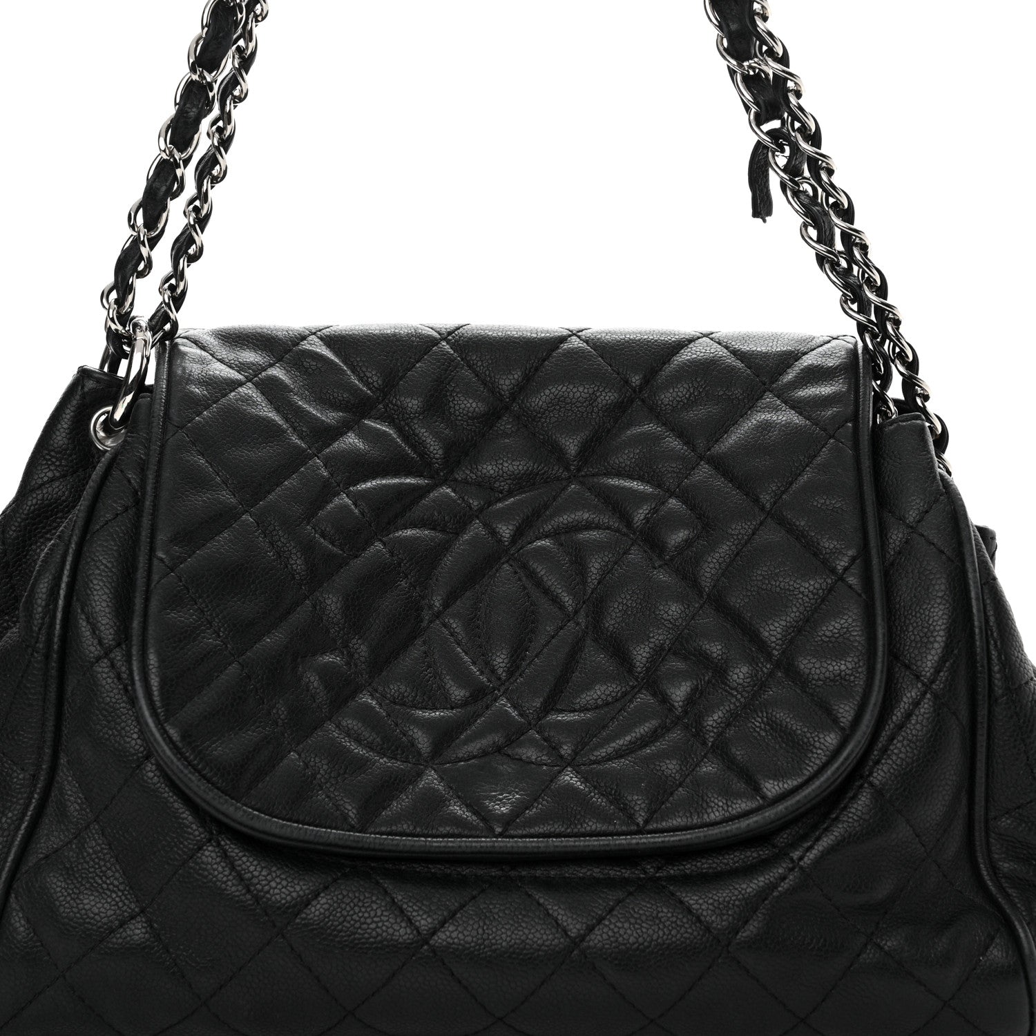 Chanel Caviar Quilted Timeless Accordion Flap Black 9 of 17