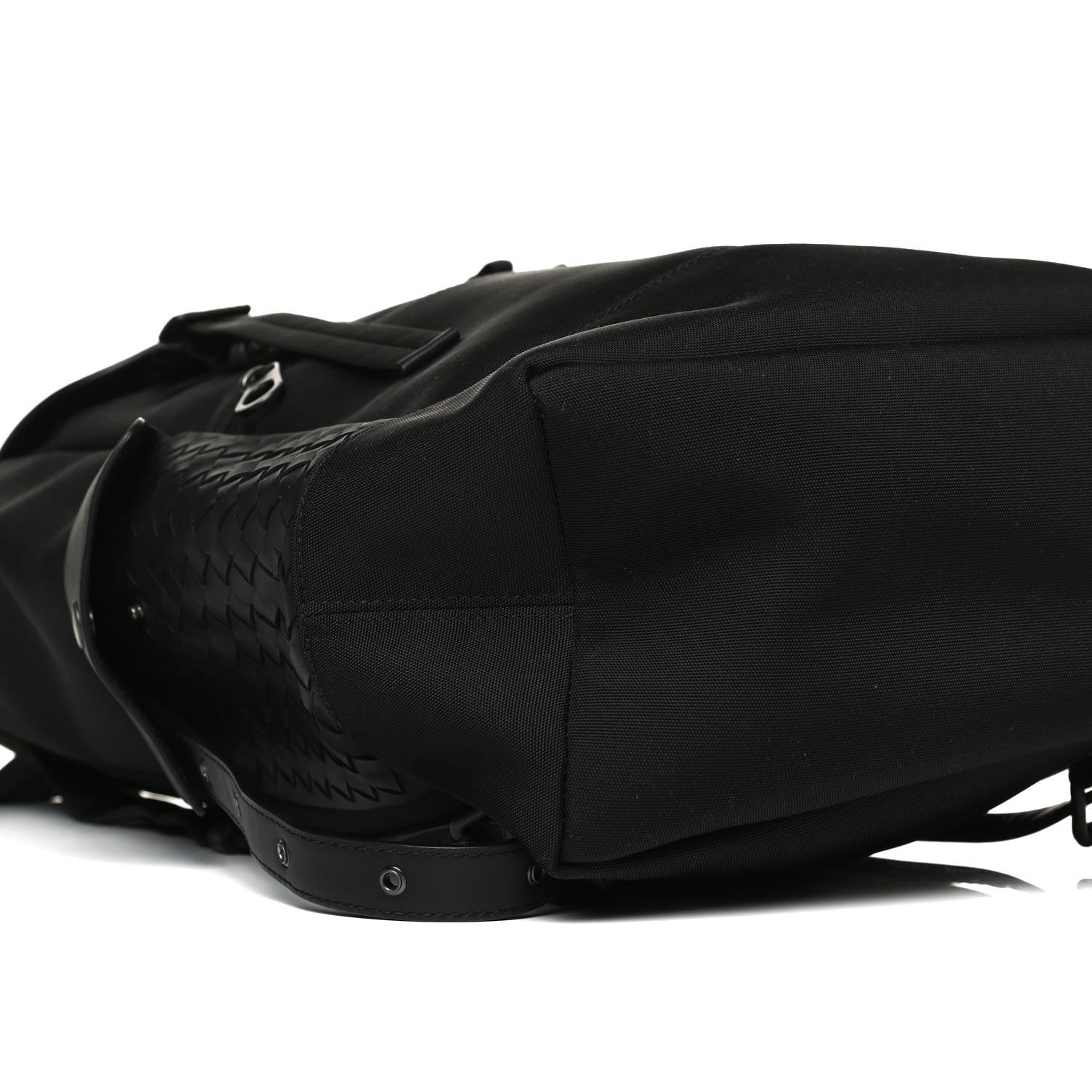 Bottega Veneta Canvas Calfskin Intrecciato Sassolungo Backpack 7 of 12