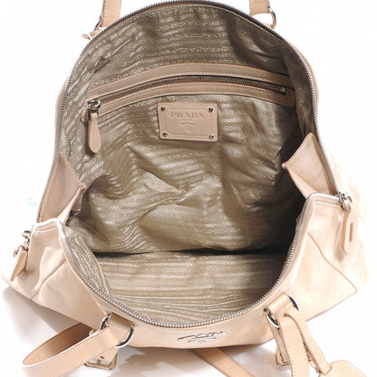 Prada Leather New Look Tote Beige 6 of 9