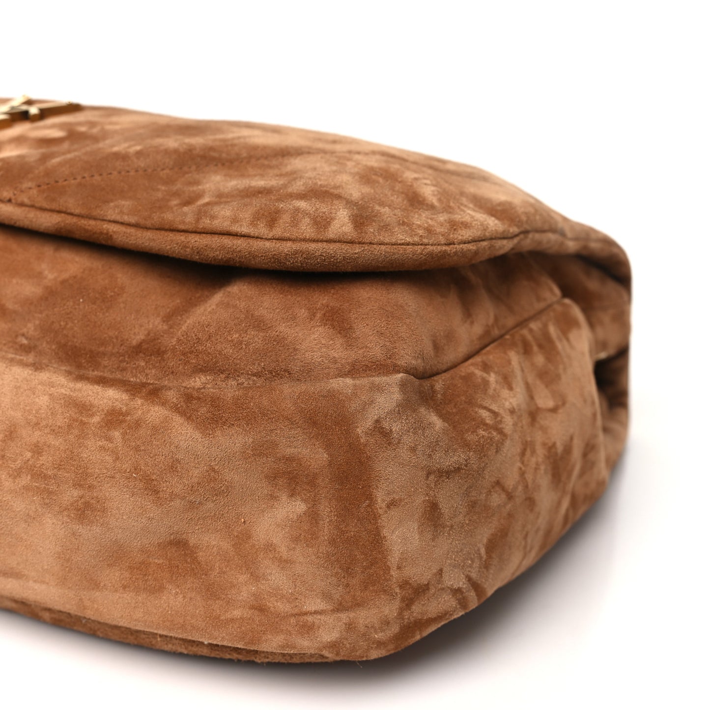 Suede Matelasse Monogram Large Jamie 4.3 Snuff