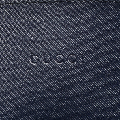 Gucci GG Supreme Monogram Blooms Medium Reversible Tote Beige Blue Navy 12 of 17