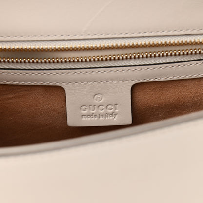 Gucci Calfskin Small Sylvie Shoulder Bag Off White 6 of 11