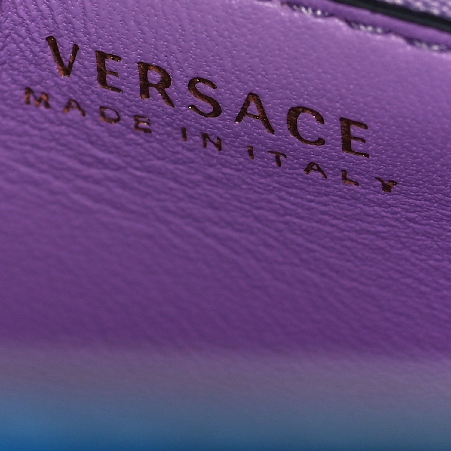 Versace Calfskin Medium La Medusa Top Handle Handbag Blue 5 of 8