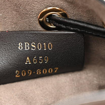 Fendi Vitello Liberty F is Fendi Bi-Color FF 1974 Embossed Mini Mon Tresor Bucket Bag Maya Black 6 of 9