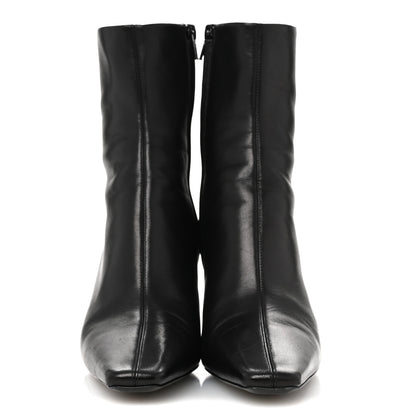 Saint Laurent Nappa Jill 75 Ankle Booties 40 Black 3 of 9