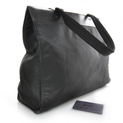 Prada Tessuto Nylon Tote Black 3 of 8