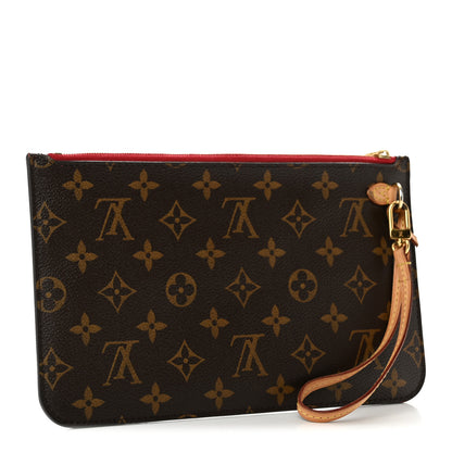 Louis Vuitton Monogram Neverfull MM GM Pochette Cherry 3 of 11