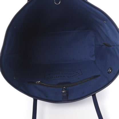 Louis Vuitton Monogram Escale Neverfull MM Blue 6 of 12