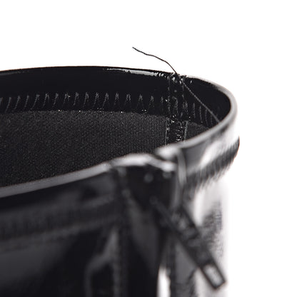 Louis Vuitton Patent Silhouette Ankle Boots 39 Black 7 of 7