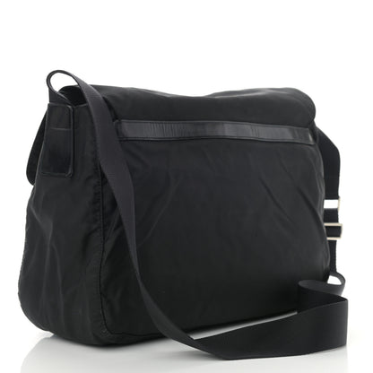 Prada Nylon Vela Messenger Bag Black 2 of 9