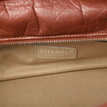 Chanel Distressed Lambskin Vintage Ligne Lady Braid Tote Brown 8 of 11