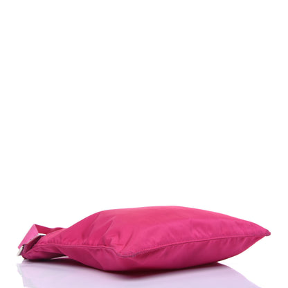 Prada Nylon Vela Flat Messenger Bag Fuxia 4 of 18
