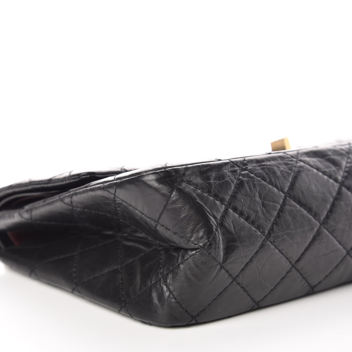 Chanel Aged Calfskin Quilted 2.55 Reissue 226 Flap Black 5 of 9