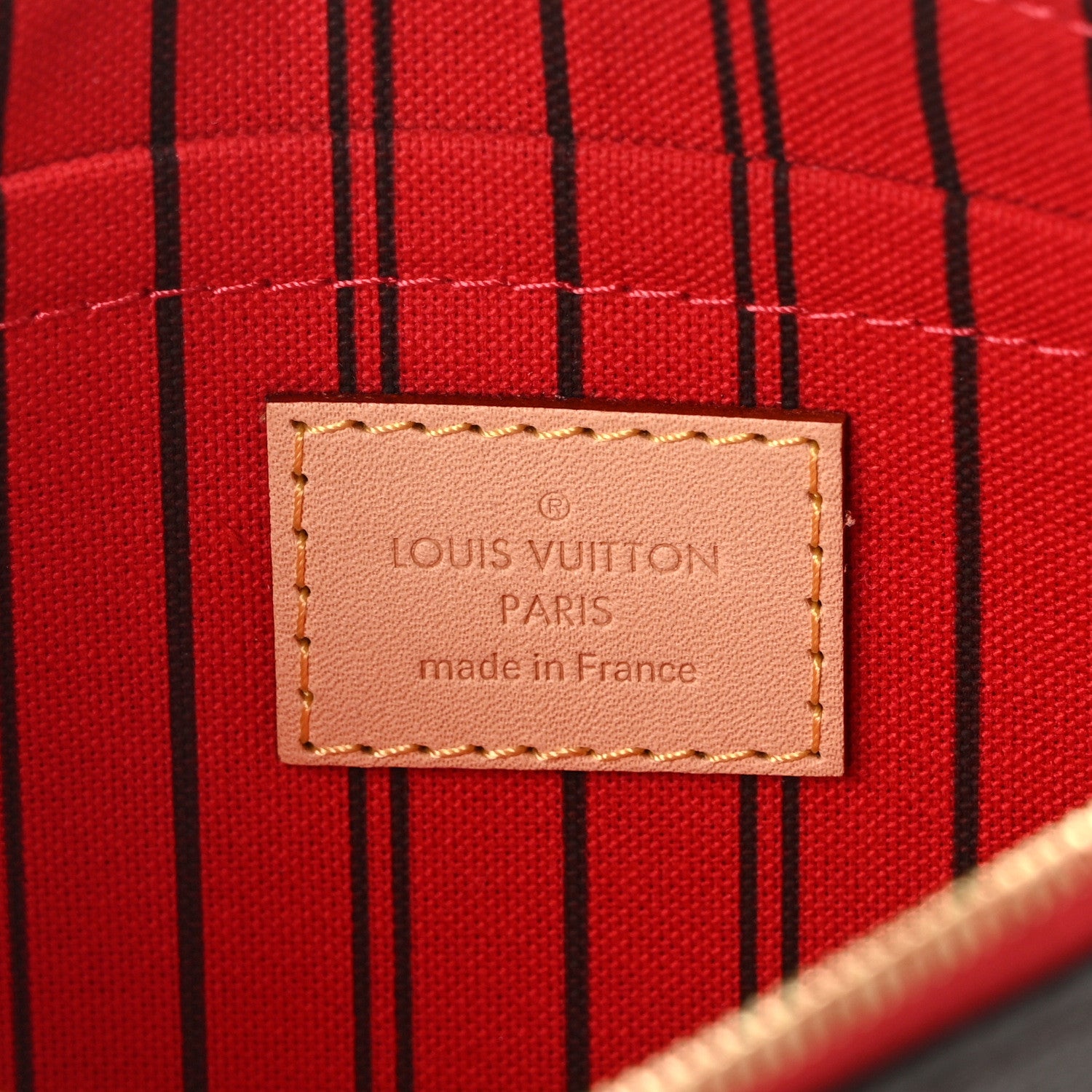 Louis Vuitton Monogram Neverfull MM GM Pochette Cherry 5 of 7