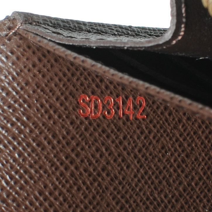 Louis Vuitton Damier Ebene Sarah Wallet 6 of 7