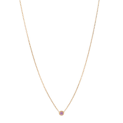 Cartier 18K Pink Gold Pink Sapphire D'Amour Pendant Necklace 1 of 4